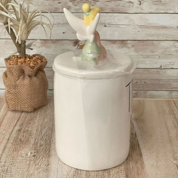 NWT Gorgeous 3D Rae Dunn Disney Mug White Ceramic Tinkerbell Tinker Bell - Picture 10 of 12
